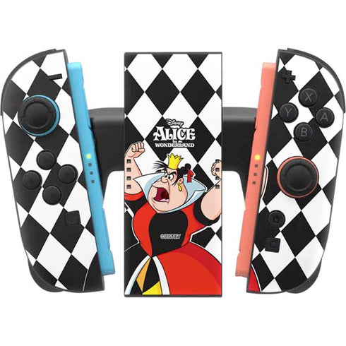 Disney Alice in Wonderland Queen of Hearts Off with their Head! Nintendo Switch 2 (2025) Joy-Con Controller Skin