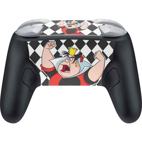 Disney Alice in Wonderland Queen of Hearts Off with their Head! Nintendo Switch 2 (2025) Pro Controller Skin