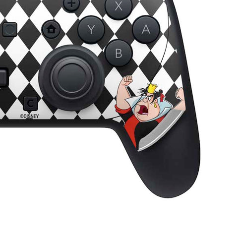 Disney Alice in Wonderland Queen of Hearts Off with their Head! Nintendo Switch 2 (2025) Pro Controller Skin