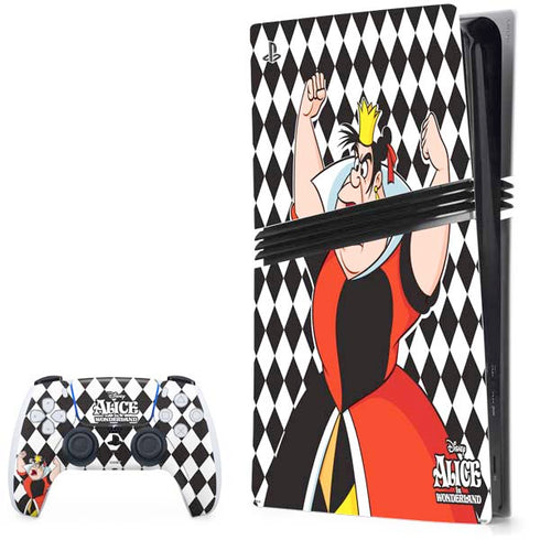 Disney Alice in Wonderland Queen of Hearts Off with their Head! PlayStation PS5 Skins