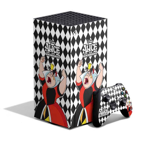 Disney Alice in Wonderland Queen of Hearts Off with their Head! XBox Series X Digital Edition Bundle Skin