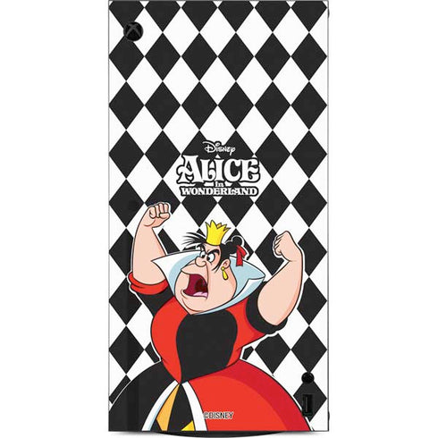 Disney Alice in Wonderland Queen of Hearts Off with their Head! XBox Series X Digital Edition Console Skin