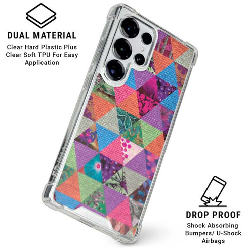 Quilted Spring Galaxy S25 Ultra Clear Case