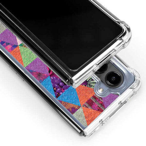 Quilted Spring Galaxy Z Fold5 5G Clear Case