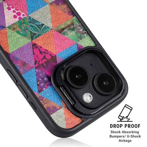 Quilted Spring iPhone 14 Plus Kickstand Case