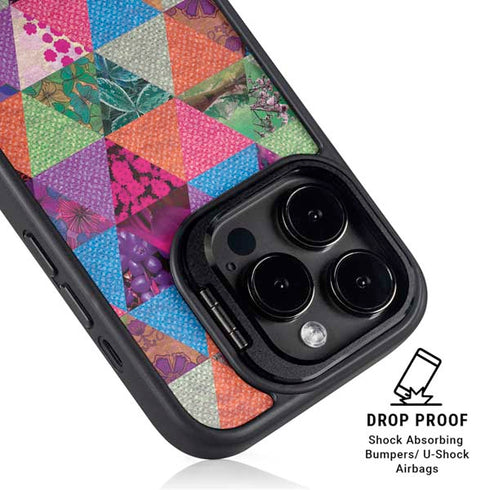 Quilted Spring iPhone 14 Pro Max Kickstand Case