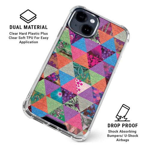 Quilted Spring iPhone 15 Clear Case