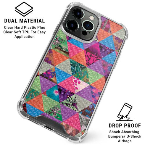 Quilted Spring iPhone 16 Pro Max Clear Case