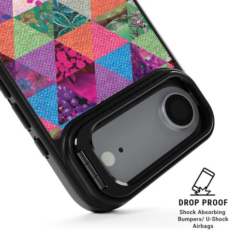 Quilted Spring iPhone 17 Air Kickstand Case