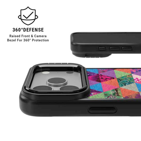 Quilted Spring iPhone 17 Pro Kickstand Case