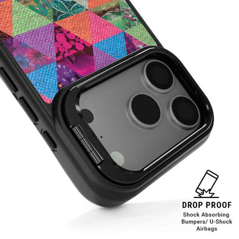 Quilted Spring iPhone 17 Pro Kickstand Case