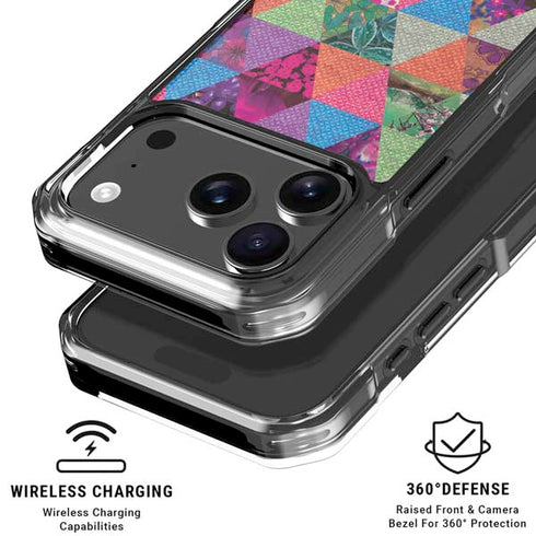 Quilted Spring iPhone 18 Pro Clear Case