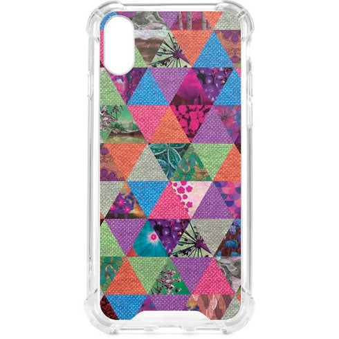 Quilted Spring iPhone XS Clear Case