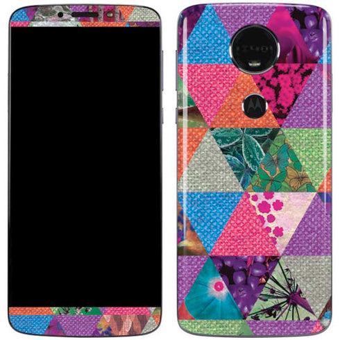 Quilted Spring Moto E5 Plus Skin