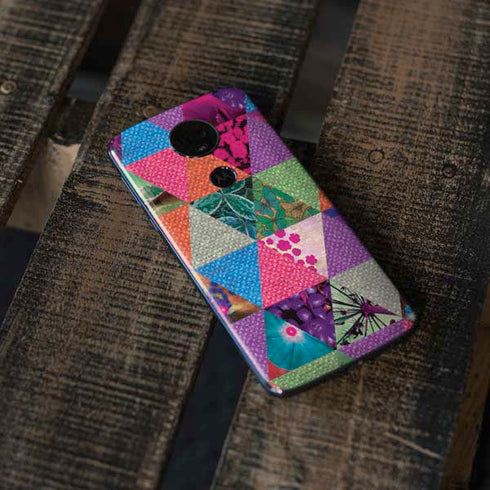 Quilted Spring Moto E5 Plus Skin
