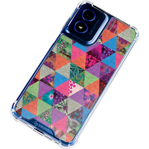 Quilted Spring Moto G 5G (2024) Clear Case