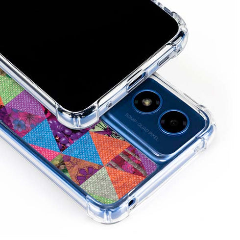 Quilted Spring Moto G 5G (2024) Clear Case