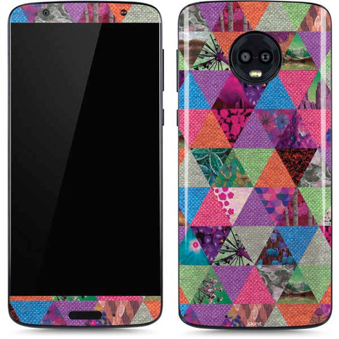 Quilted Spring Moto G6 Skin