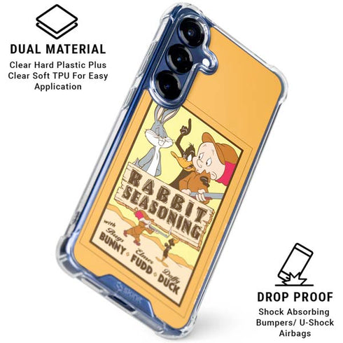 Looney Tunes Rabbit Seasoning Galaxy S25 Clear Case