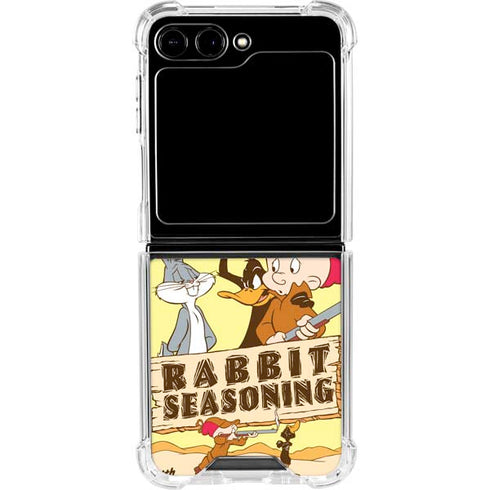 Looney Tunes Rabbit Seasoning Galaxy Z Flip6 Clear Case