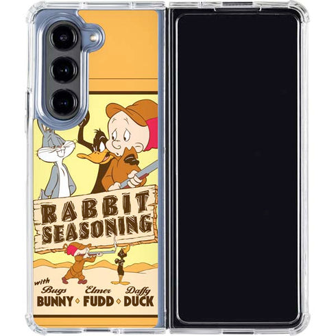 Looney Tunes Rabbit Seasoning Galaxy Z Fold5 5G Clear Case