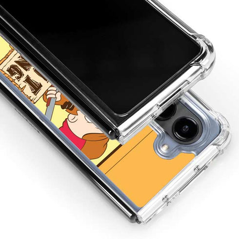 Looney Tunes Rabbit Seasoning Galaxy Z Fold5 5G Clear Case