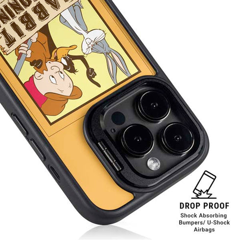 Looney Tunes Rabbit Seasoning iPhone 15 Pro Kickstand Case