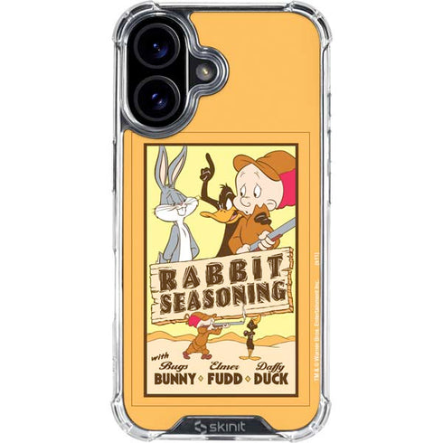 Looney Tunes Rabbit Seasoning iPhone 16 Clear Case