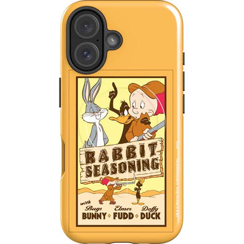 Looney Tunes Rabbit Seasoning iPhone 16 Magsafe Impact Case
