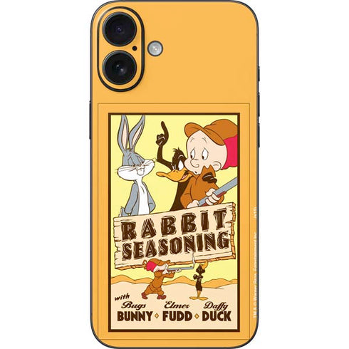 Looney Tunes Rabbit Seasoning iPhone 16 Plus Skin