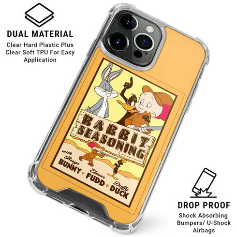 Looney Tunes Rabbit Seasoning iPhone 16 Pro Clear Case