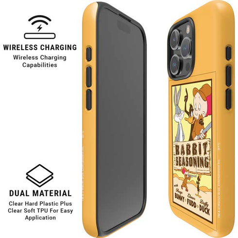 Looney Tunes Rabbit Seasoning iPhone 16 Pro Max Magsafe Impact Case