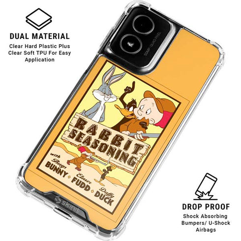 Looney Tunes Rabbit Seasoning Moto G Power 5G (2024) Clear Case