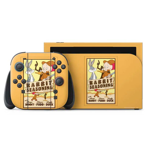 Looney Tunes Rabbit Seasoning Nintendo Switch 2 (2025) with Joy-Con Skin