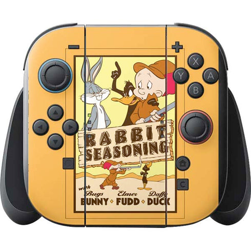 Looney Tunes Rabbit Seasoning Nintendo Switch 2 (2025) with Joy-Con Skin
