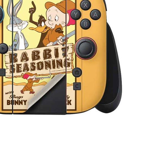 Looney Tunes Rabbit Seasoning Nintendo Switch 2 (2025) Joy-Con Controller Skin
