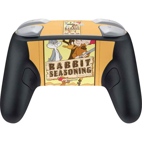 Looney Tunes Rabbit Seasoning Nintendo Switch 2 (2025) Pro Controller Skin
