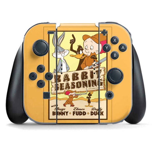 Looney Tunes Rabbit Seasoning Nintendo Switch (2017-2021) Joy-Con Controller Skin