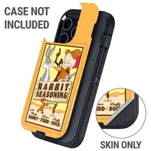 Looney Tunes Rabbit Seasoning Otterbox Defender iPhone Skin