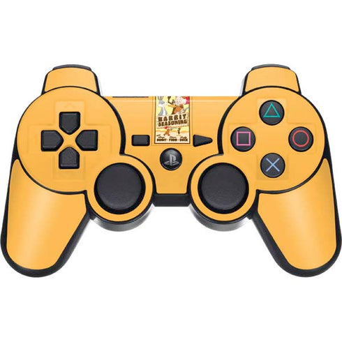 Looney Tunes Rabbit Seasoning PS3 Dual Shock wireless controller Skin