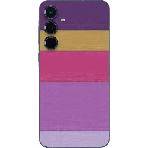 Radiant Orchid Color Block Galaxy A35 5G Skin