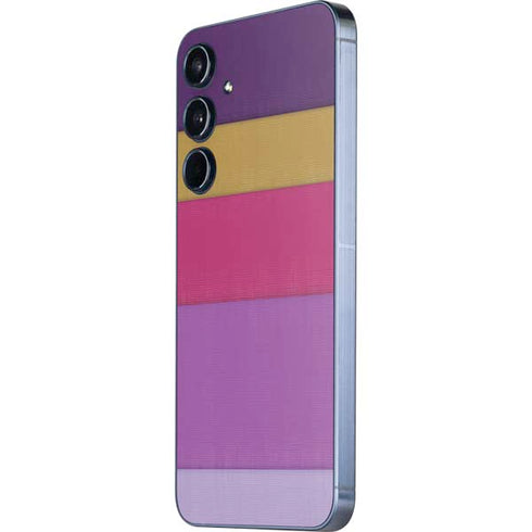 Radiant Orchid Color Block Galaxy A35 5G Skin