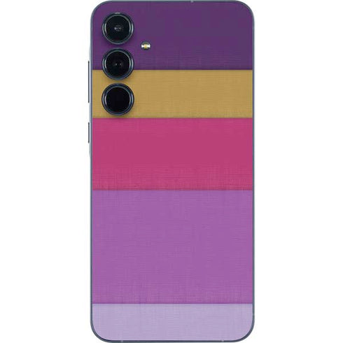 Radiant Orchid Color Block Galaxy A36 5G Skin