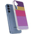 Radiant Orchid Color Block Galaxy A55 5G Clear Case