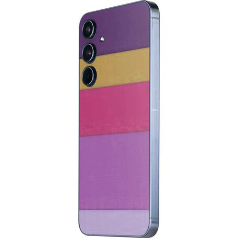 Radiant Orchid Color Block Galaxy A55 5G Skin
