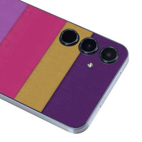 Radiant Orchid Color Block Galaxy A55 5G Skin