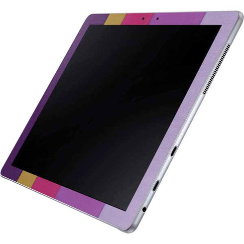 Radiant Orchid Color Block Galaxy Book 12in Skin