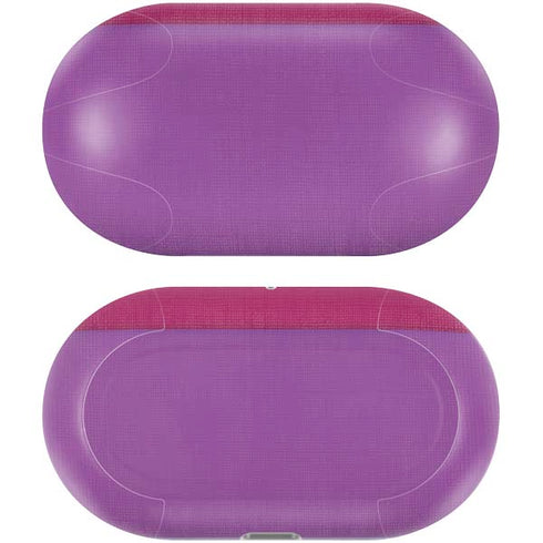 Radiant Orchid Color Block Galaxy Buds Plus Skin