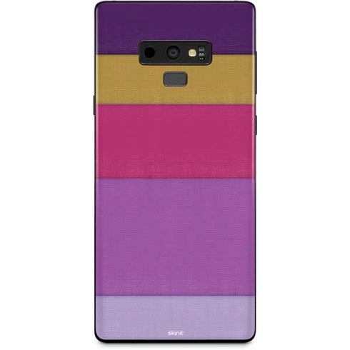 Radiant Orchid Color Block Galaxy Note 9 Skin