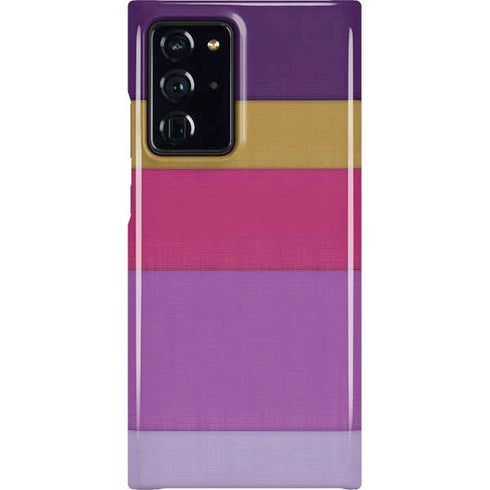 Radiant Orchid Color Block Galaxy Cases